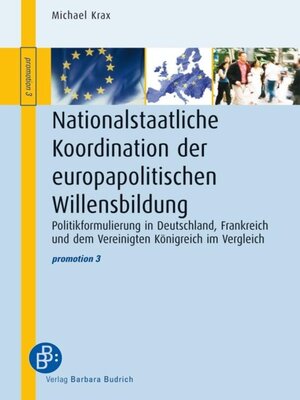 cover image of Nationalstaatliche Koordination der europapolitischen Willensbildung
